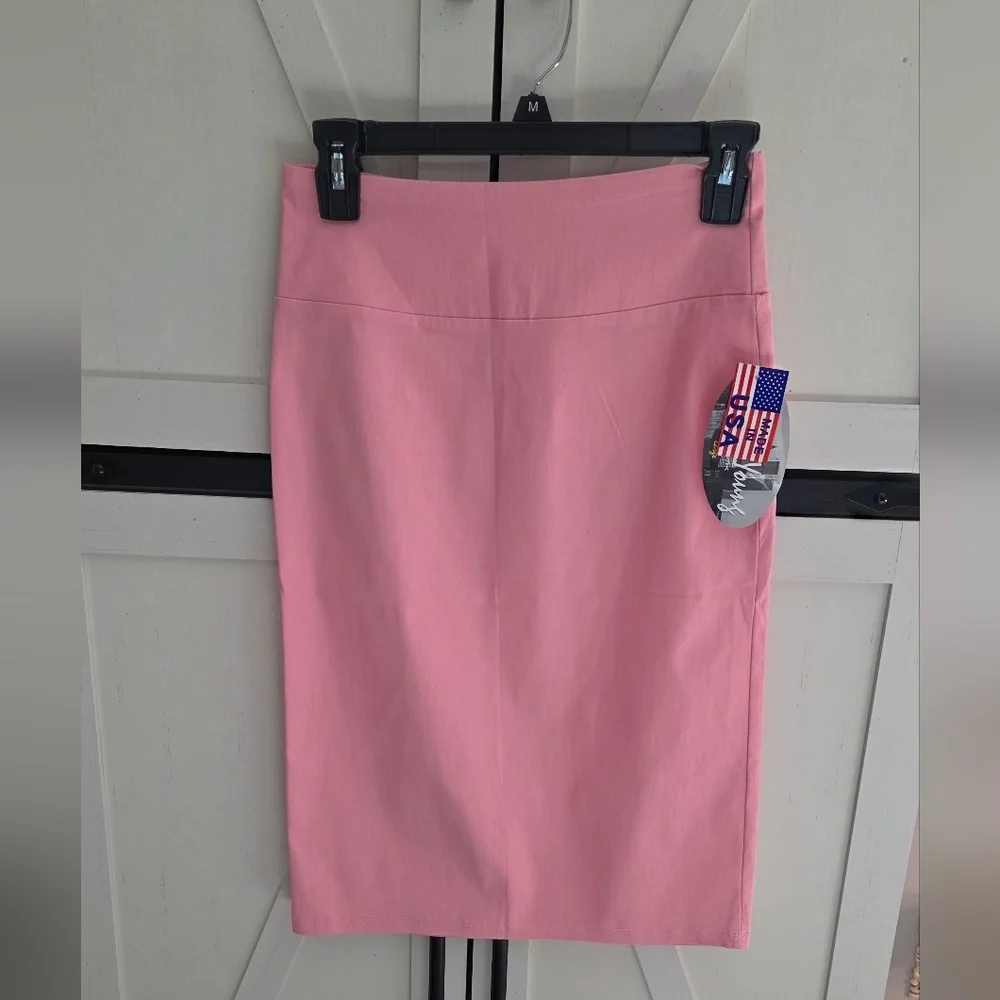 Forever Young Pink Pencil Skirt - Picture 2 of 4